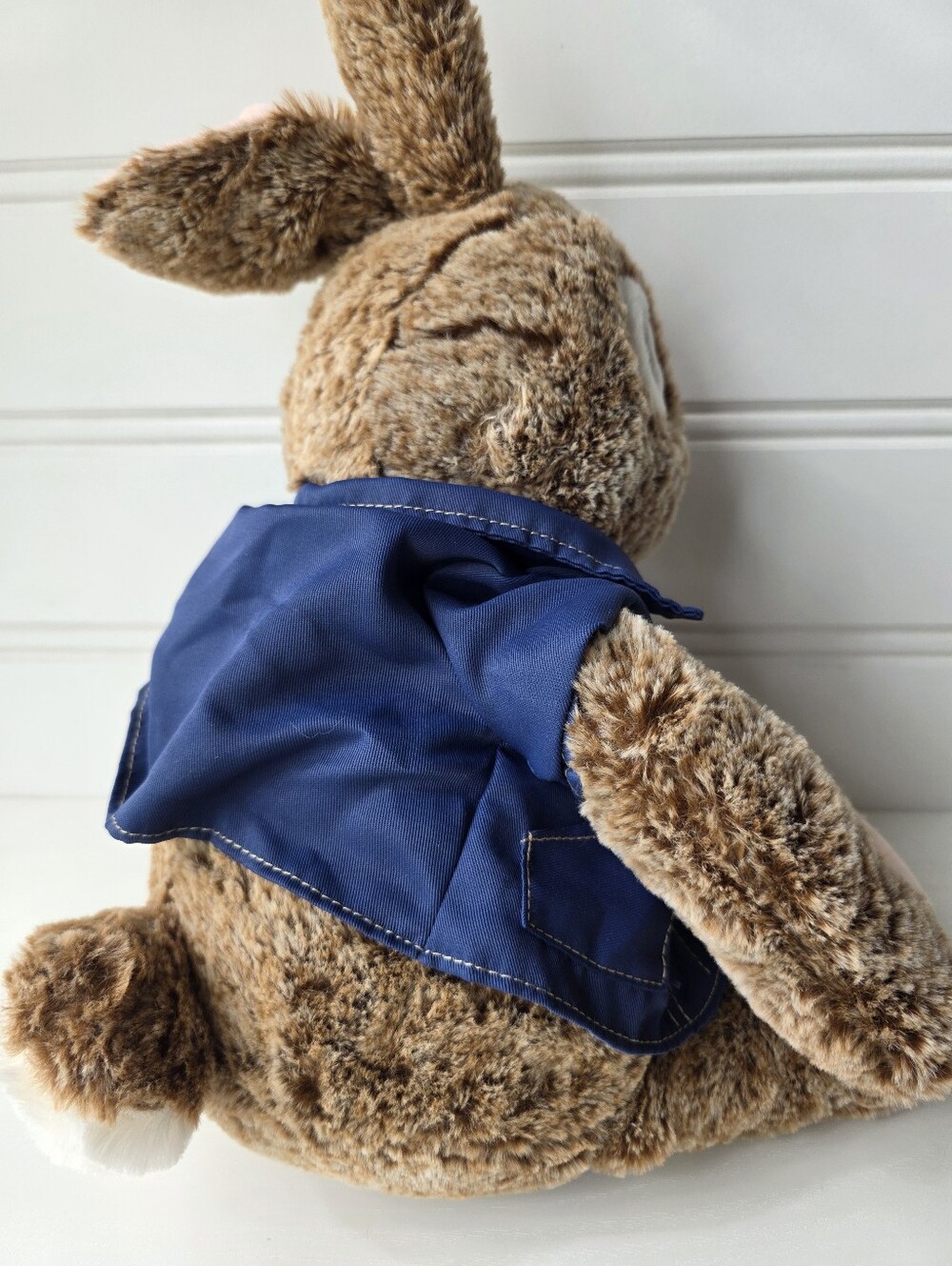 Peter Rabbit 2 Movie 2023 Soft Plush Blue Jacket Coat Brown White Bunny 18” - Picture 10 of 10